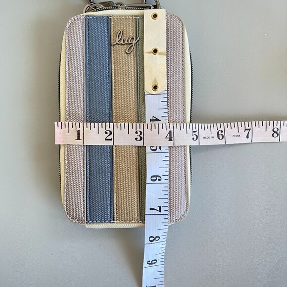 Lug Pike RFID Panelled Metallics Crossbody Bag - Picture 12 of 13